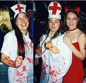 Karen and Jesse as Abortion Nurses and Evil Eartha