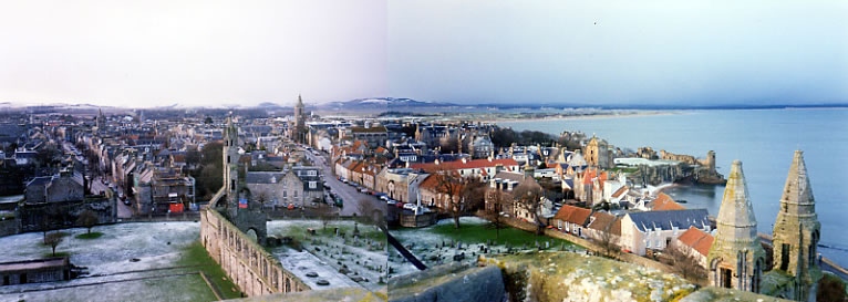 St. Andrews from the belltower (Click to enlarge)