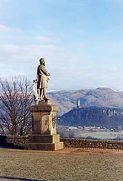 Robert the Bruce and the Wallace Monument