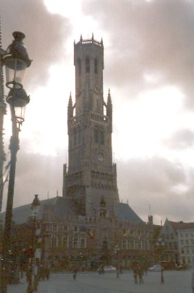 The Rathaus Tower in Brugges