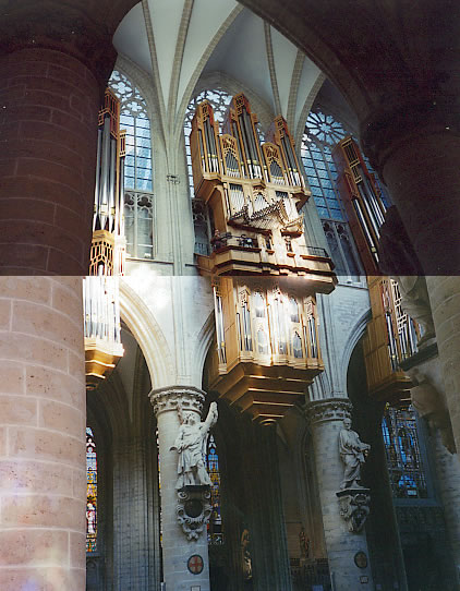 Organ in Brussels Cathedral