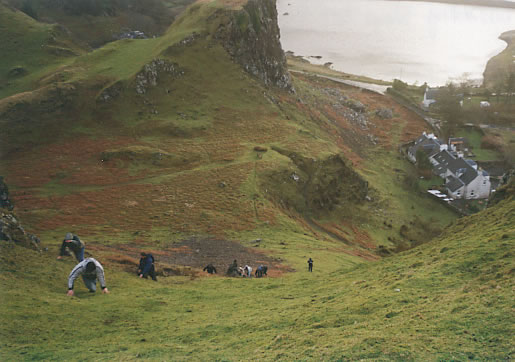 Climbing Sheep Shit Hill