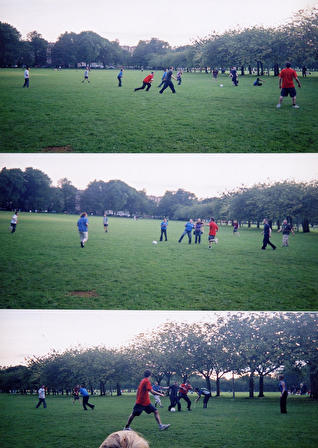 Wednesday football in the Meadows (Photo: Rocko)