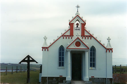 Outisde of the Italian Chapel, Orkney