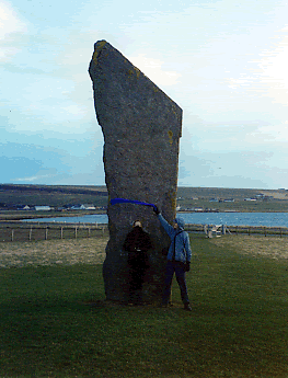 Artsy-fartsy standing stone photo