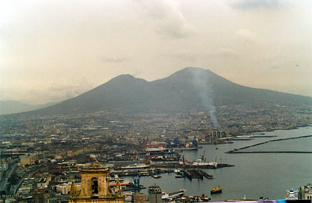 Bay of Naples and Vesuvius