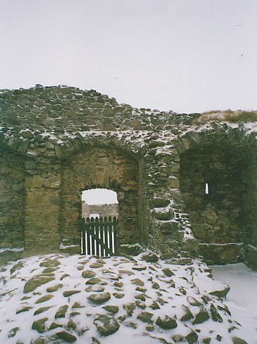 Ruthven Barracks in Winter