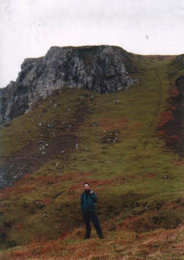 Sheep Shit Hill, Seil, Willie's arse tracks visible