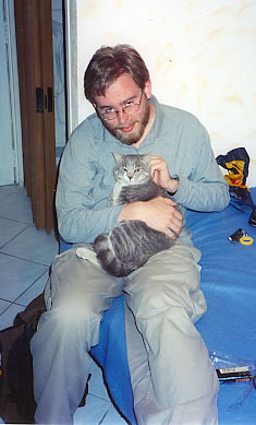 Stu with Cat