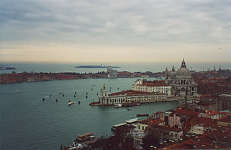 Venice, looking south from the San Marco Belltower